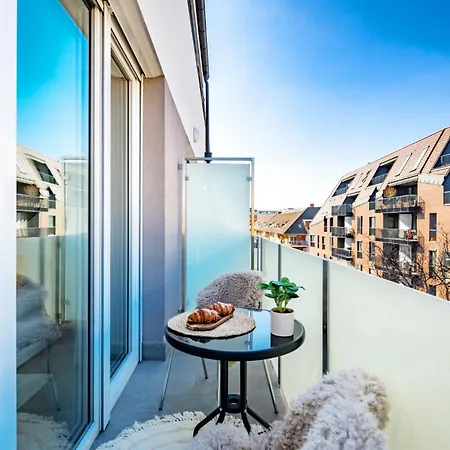 Apartmán Parkwest Diamond -chic With Ac, Garage, Balcony Budapešť